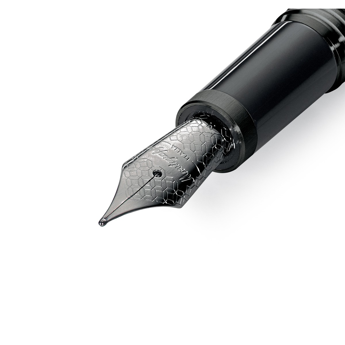 Montegrappa - Zero - Fountain Pen - Ultra Black Ruthenium