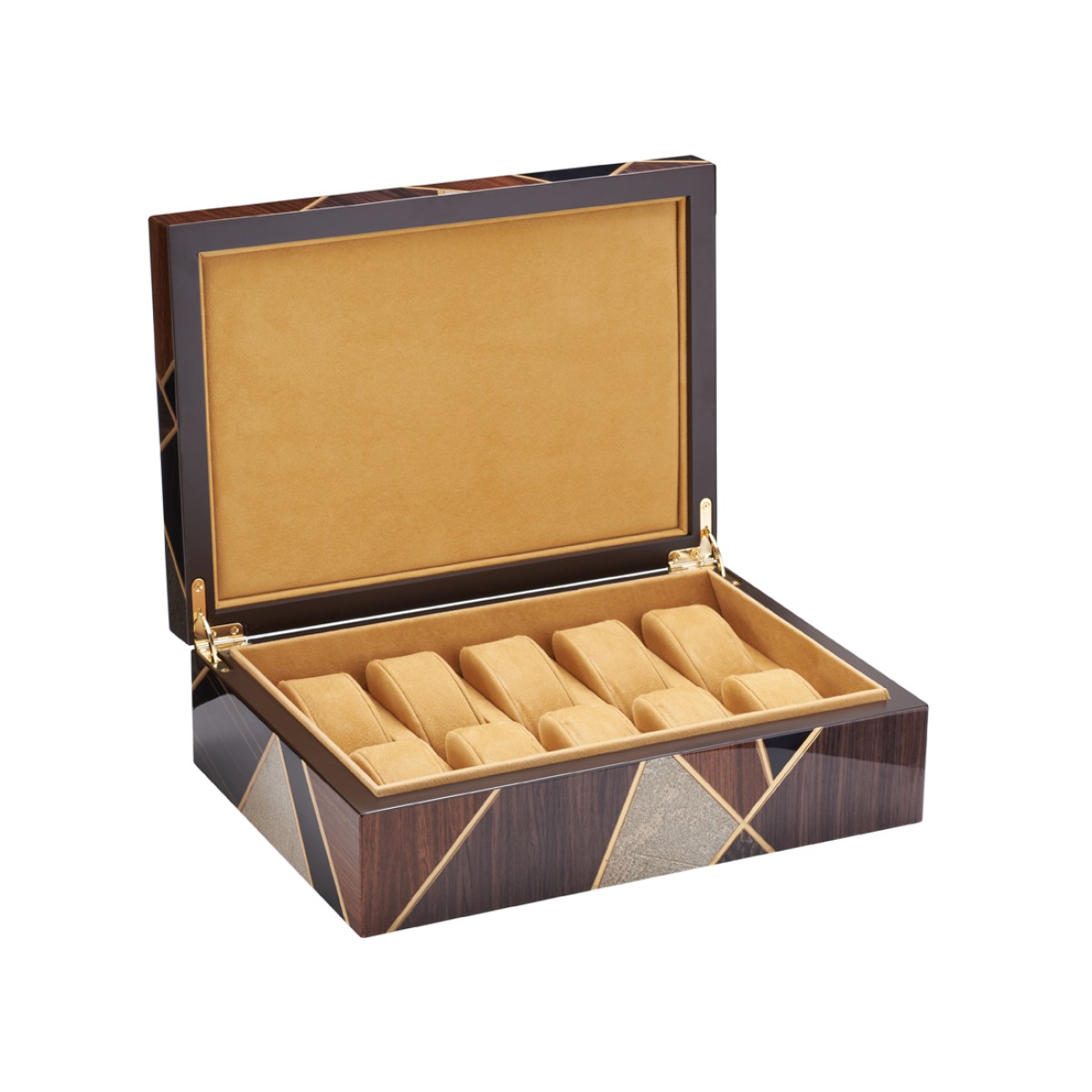 Morici - Tellux Vulcano Watch Case - Laquered wood - 10 seats