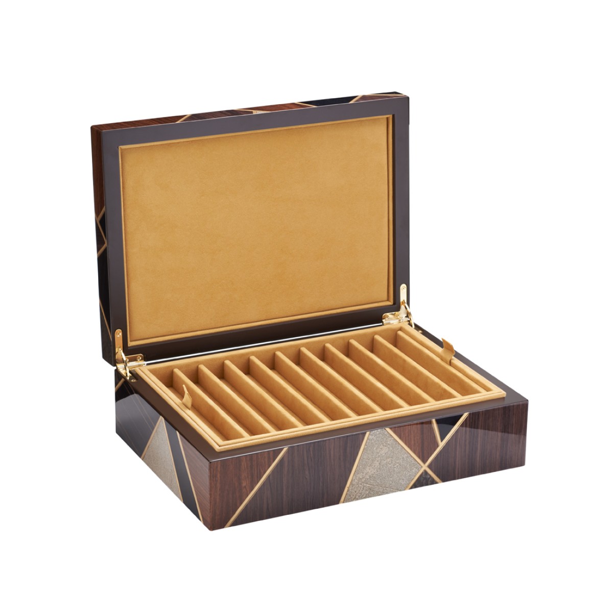 Pen Case - Tellux Vulcano Wood - 20 seats