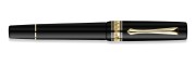 Nettuno - N-E - Pelagos - Matte Black - Yellow Gold - Fountain pen