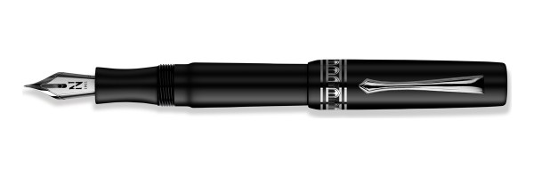 Nettuno - N-E - Pelagos - Matte Black - Ruthenium - Fountain pen