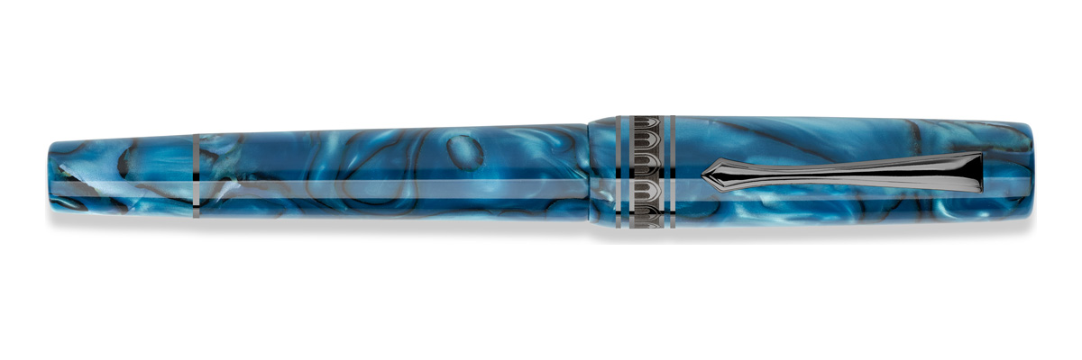 Nettuno - N-E - Thalassa Ruthenium - Rollerball pen