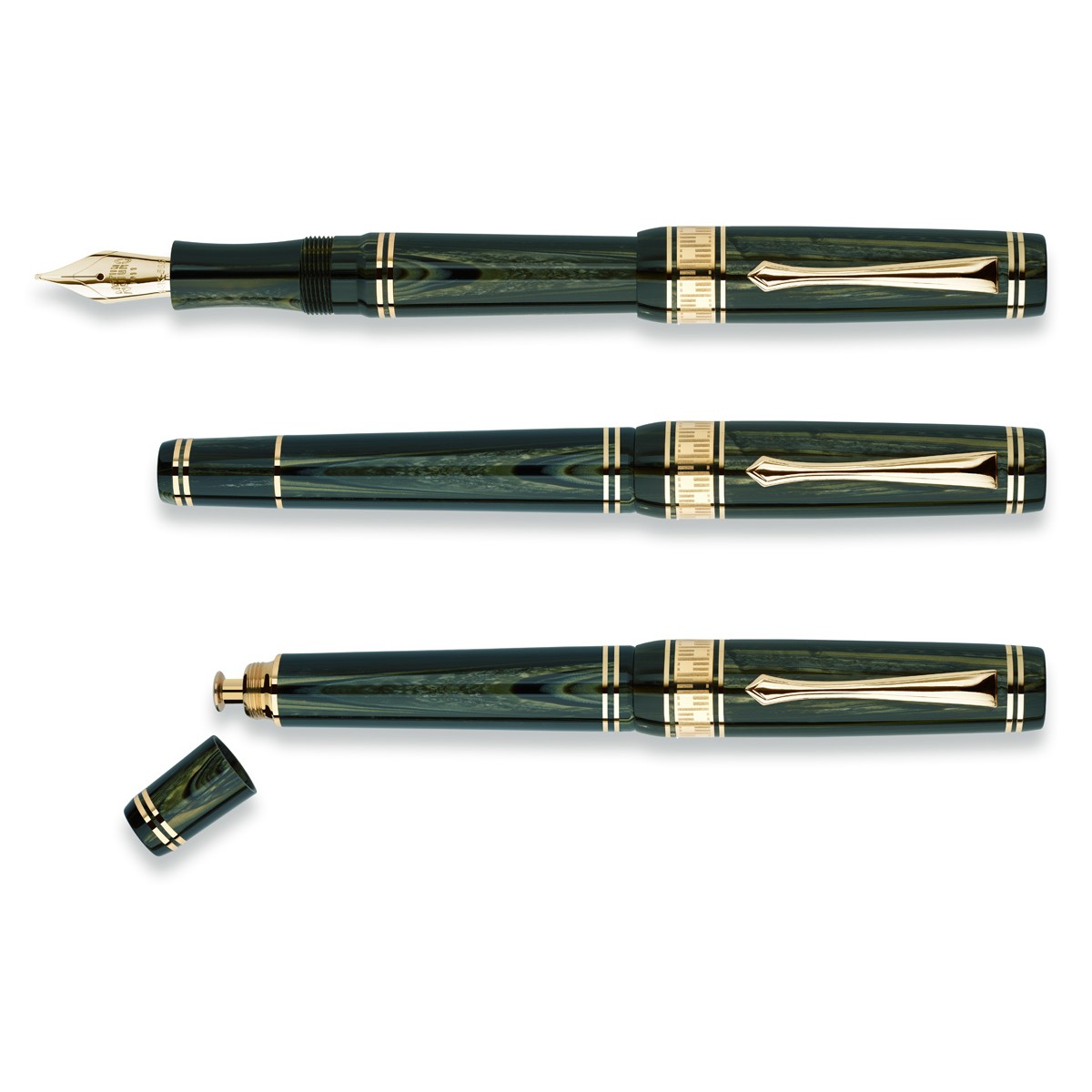 Nettuno - Superba L.E. - Fountain Pen - Celluloid 14Kt.