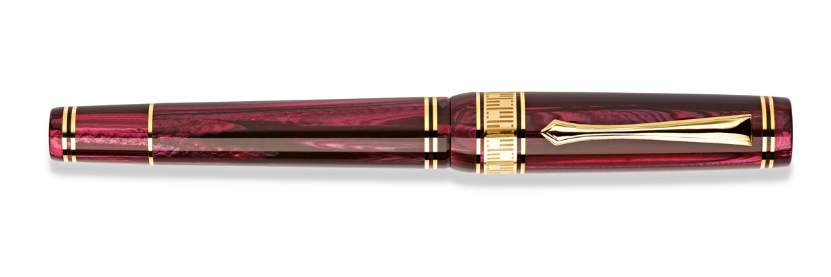 Nettuno - Superba Ruby L.E. - Fountain Pen - Celluloid 14Kt.