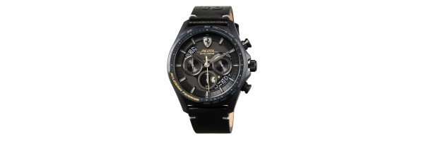 Watch - Scuderia Ferrari - Pilota Evo Chronograph - Leather strap 