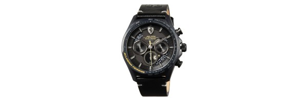 Watch - Scuderia Ferrari - Pilota Evo Chronograph - Leather strap 