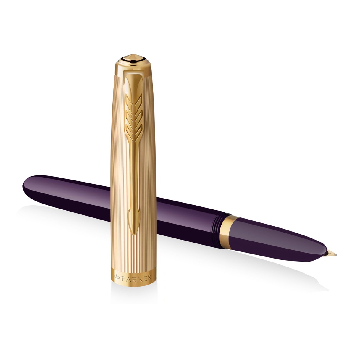 Parker - 51 Deluxe - Plum - Fountain Pen