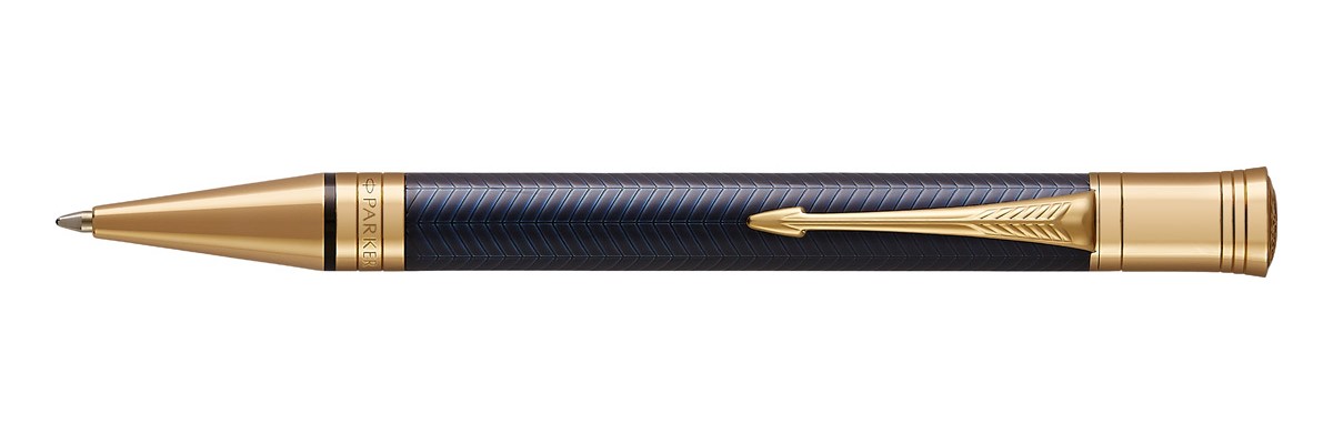 Parker - Duofold - Prestige Blue GT Chevron - Ballpoint