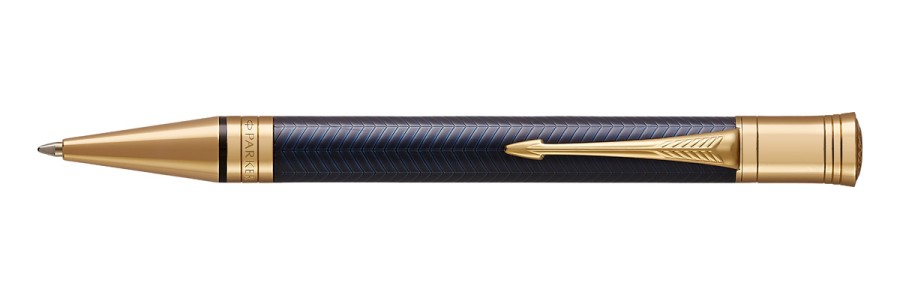 Parker - Duofold - Prestige Blue GT Chevron - Penna a sfera