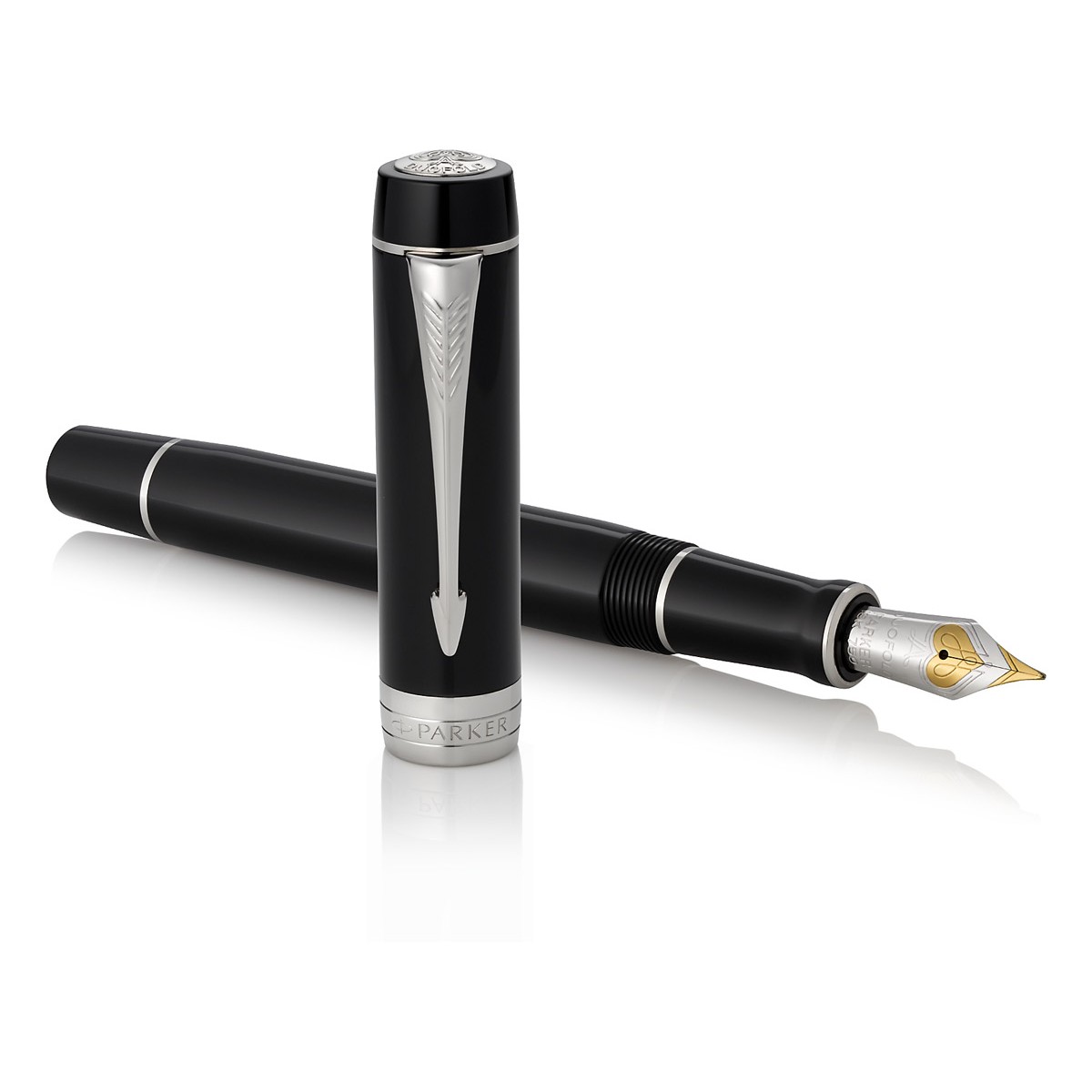 Parker - Duofold - Centennial Classic Black CT - Fountain Pen