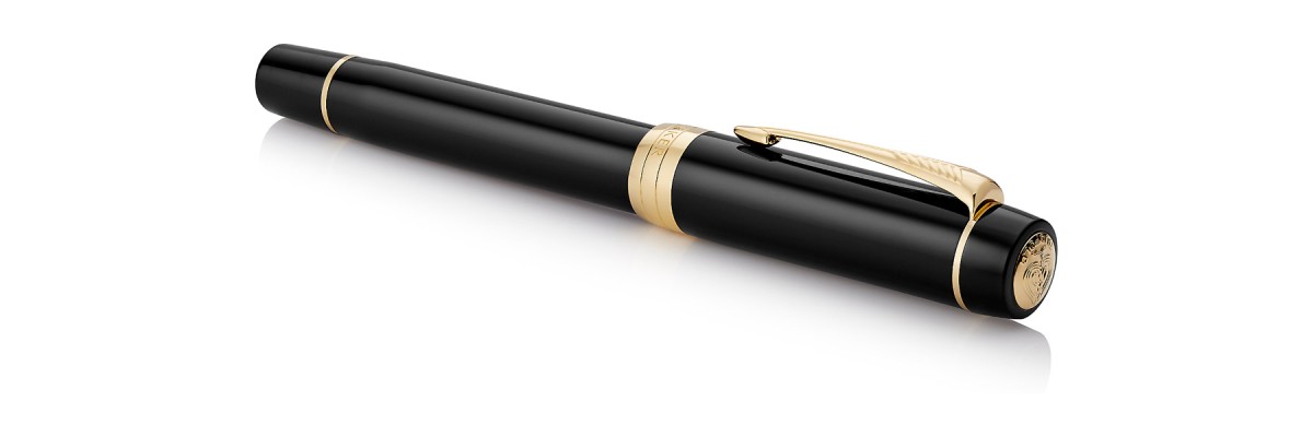 Parker - Duofold - Centennial Classic Black GT - Fountain Pen