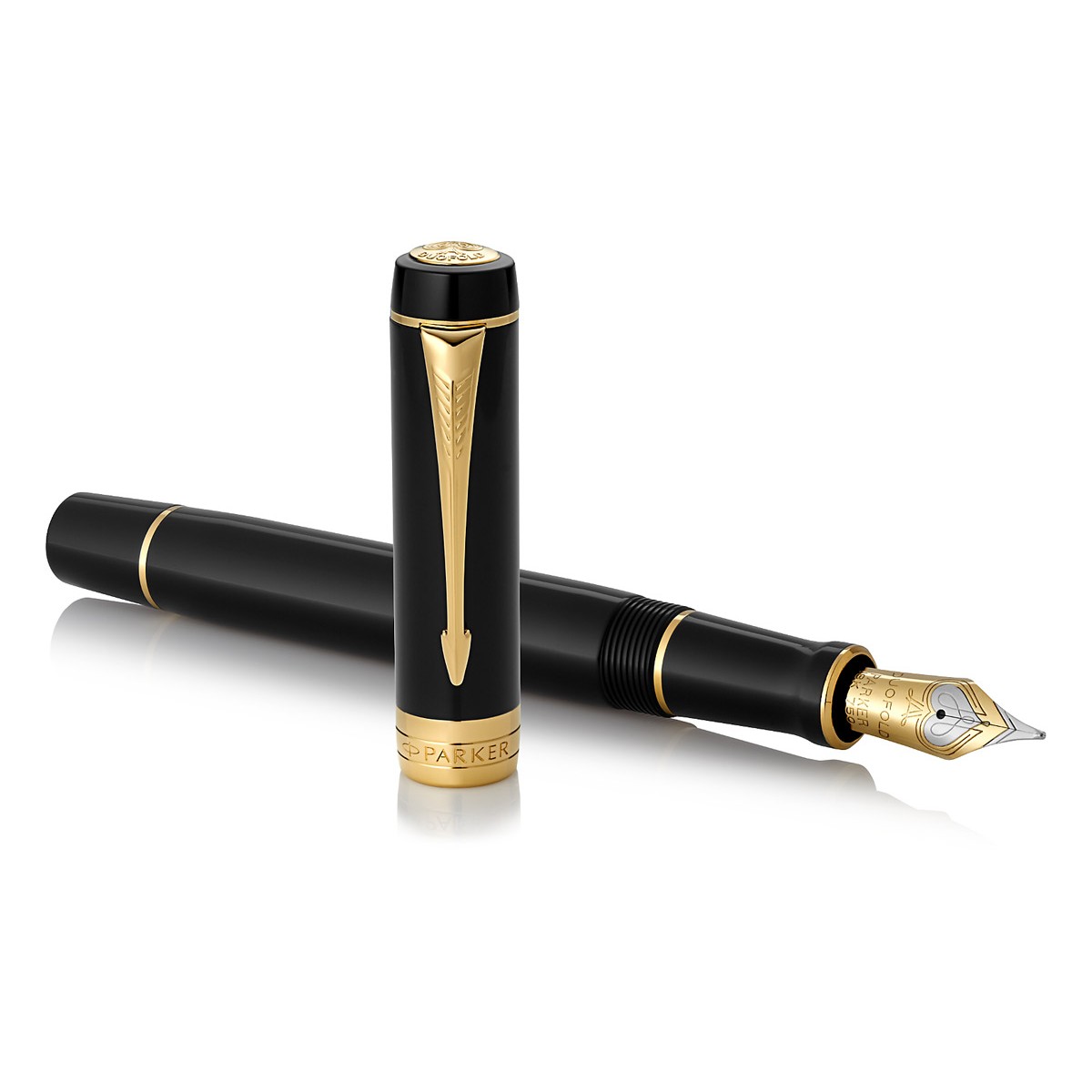 Parker - Duofold - Centennial Classic Black GT - Fountain Pen