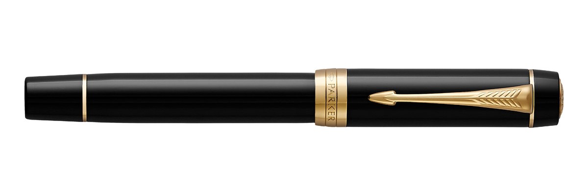 Parker - Duofold - Centennial Classic Black GT - Fountain Pen
