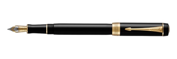 Parker - Duofold - Classic International - Black GT - Fountain Pen