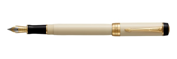 Parker - Duofold - Classic International - Ivory Black GT - Fountain Pen