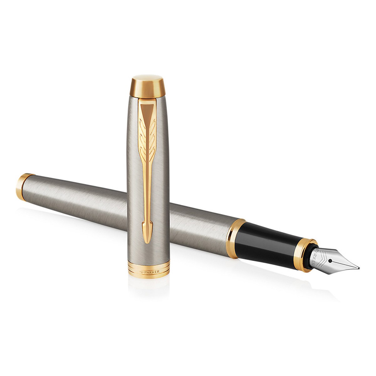 Parker - IM - Brushed Metal GT - Stilografica