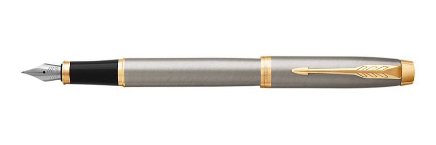 Parker - IM - Brushed Metal GT - Fountain Pen