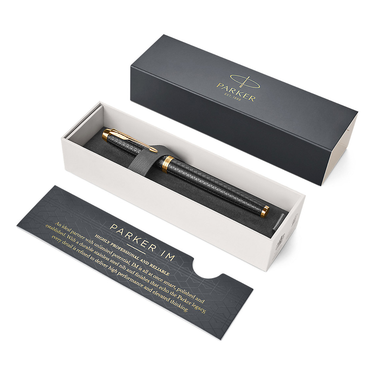 Parker - IM Premium - Black Gold GT - Stilografica