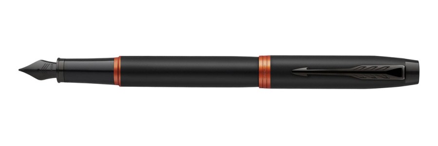 Parker - IM - Vibranr Orange Ring - Fountain Pen