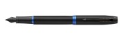 Parker - IM - Vibranr Blue Ring - Fountain Pen