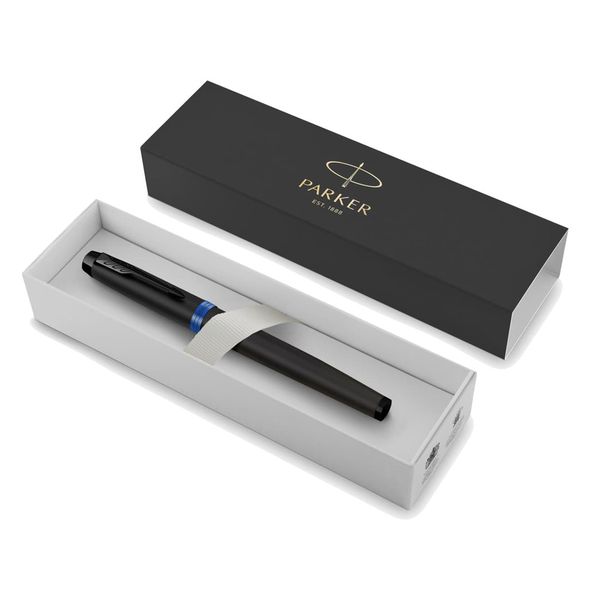 Parker - IM - Vibranr Blue Ring - Fountain Pen