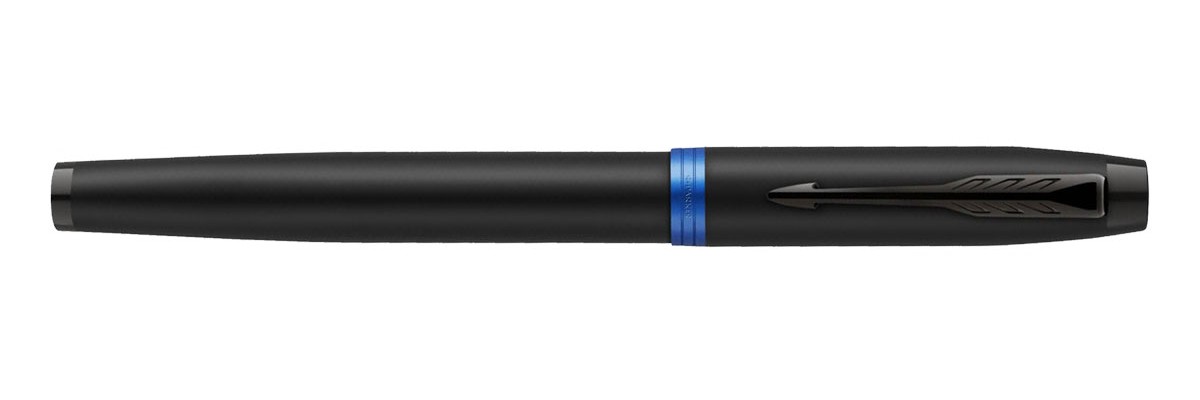 Parker - IM - Vibranr Blue Ring - Rollerball Pen