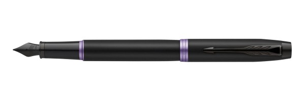 Parker - IM - Vibranr Purple Ring - Fountain Pen