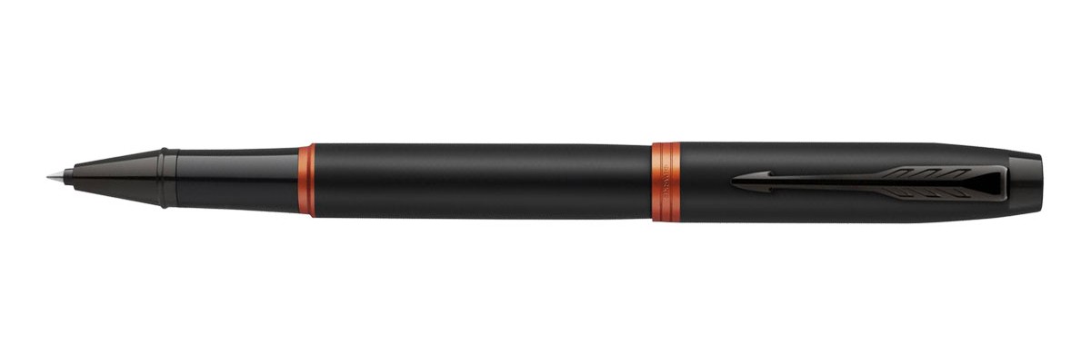 Parker - IM - Vibranr Orange Ring - Rollerball Pen