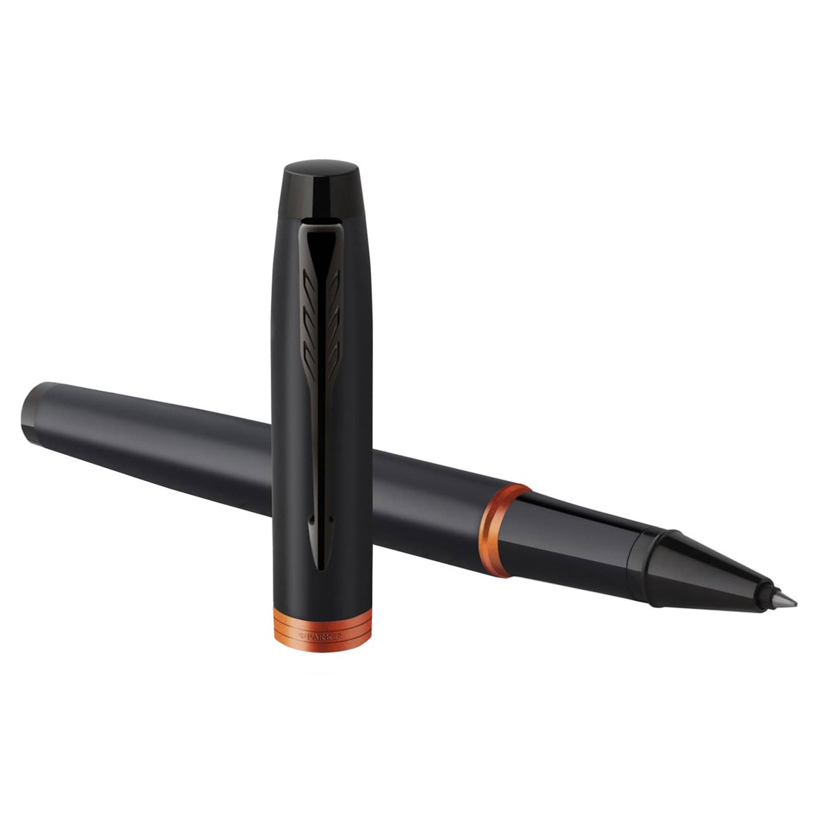 Parker - IM - Vibranr Orange Ring - Rollerball Pen