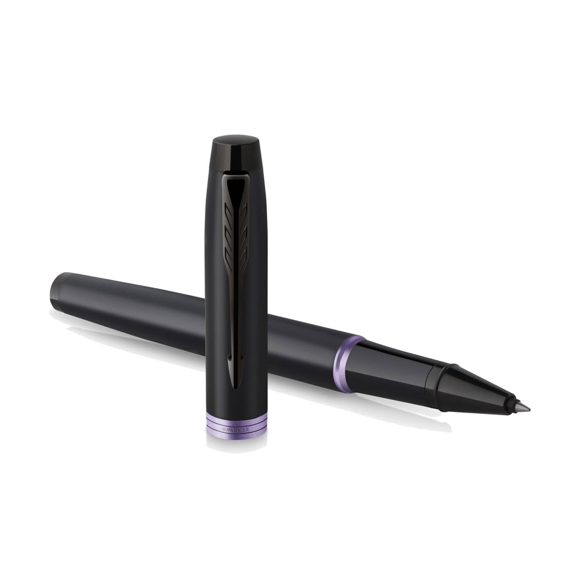 Parker - IM - Vibranr Purple Ring - Rollerball Pen