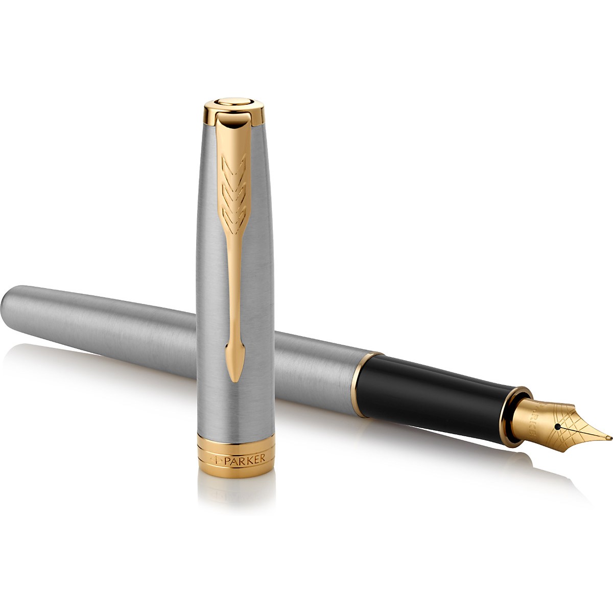 Parker - Sonnet - Stainless Steel GT - Fountain Pen