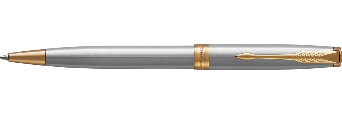 Parker - Sonnet - Stainless Steel GT - Penna a sfera