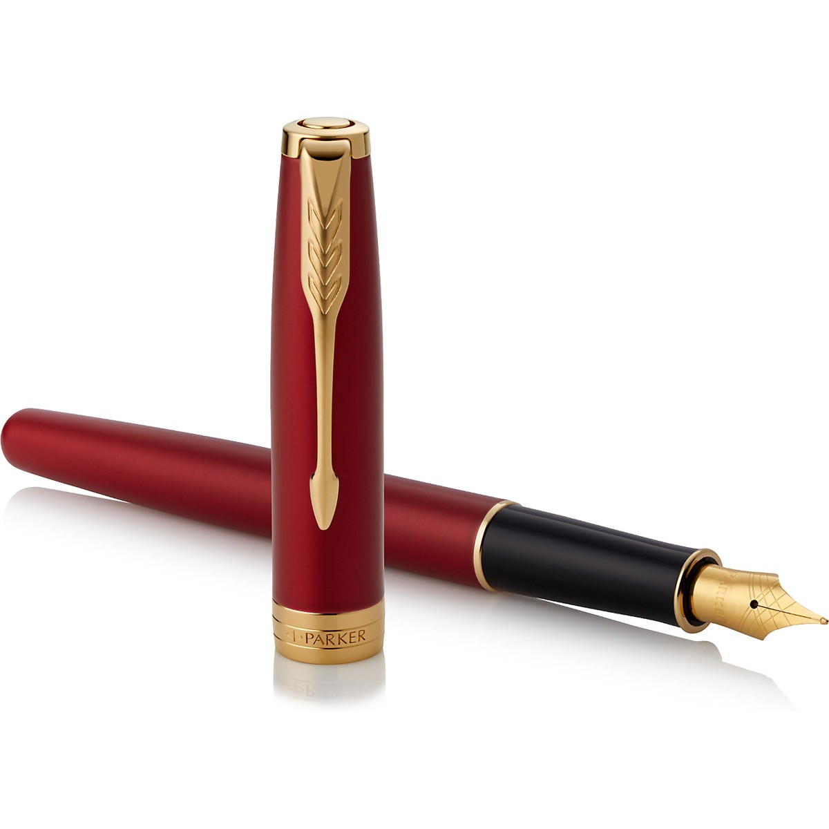 Parker - Sonnet - Red Laquer GT - Fountain Pen