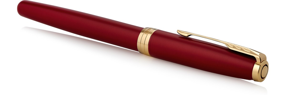 Parker - Sonnet - Red Laquer GT - Rollerball