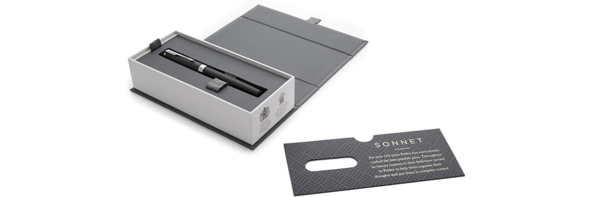 Parker - Sonnet - Matt Black CT - Stilografica