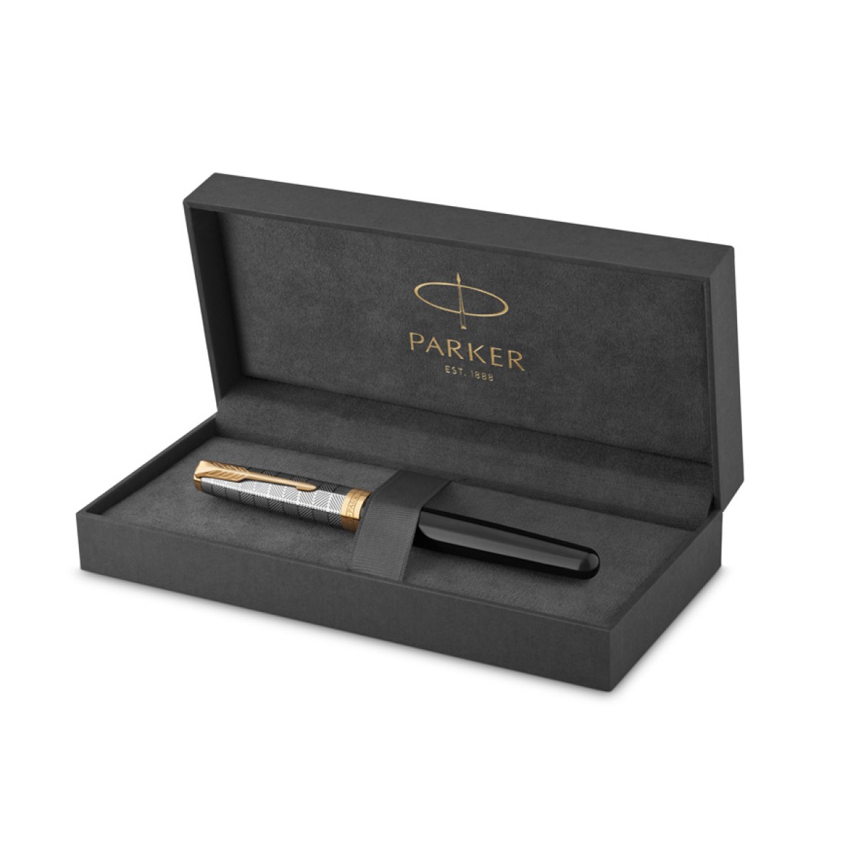 Parker - Sonnet - Metal Black GT - Stilografica