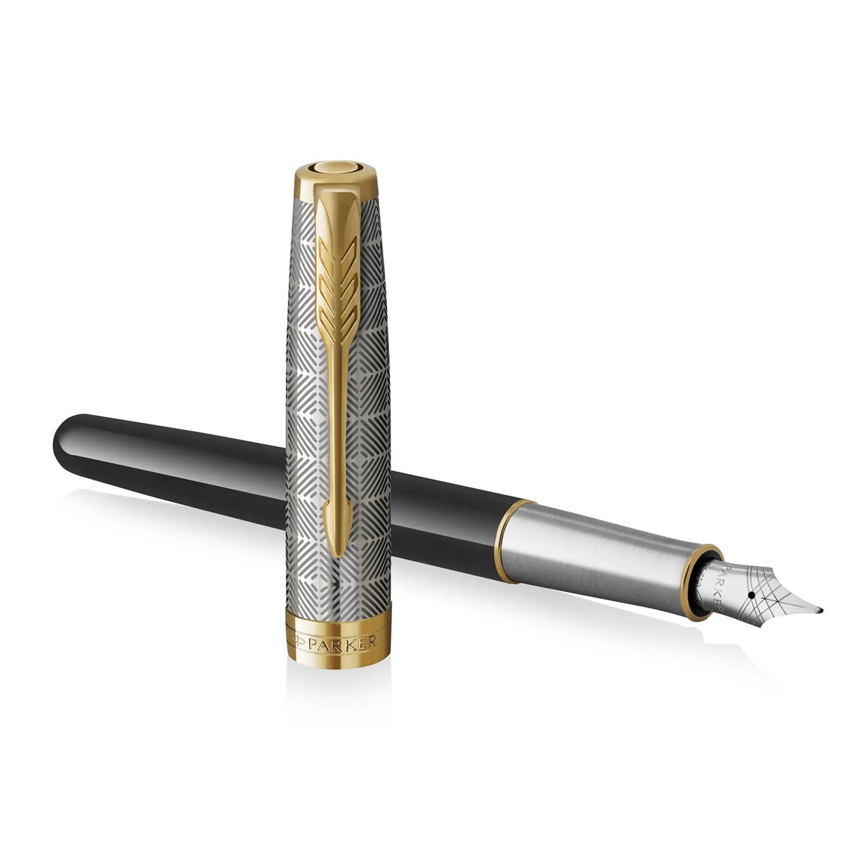 Parker - Sonnet - Metal Black GT - Fountain Pen