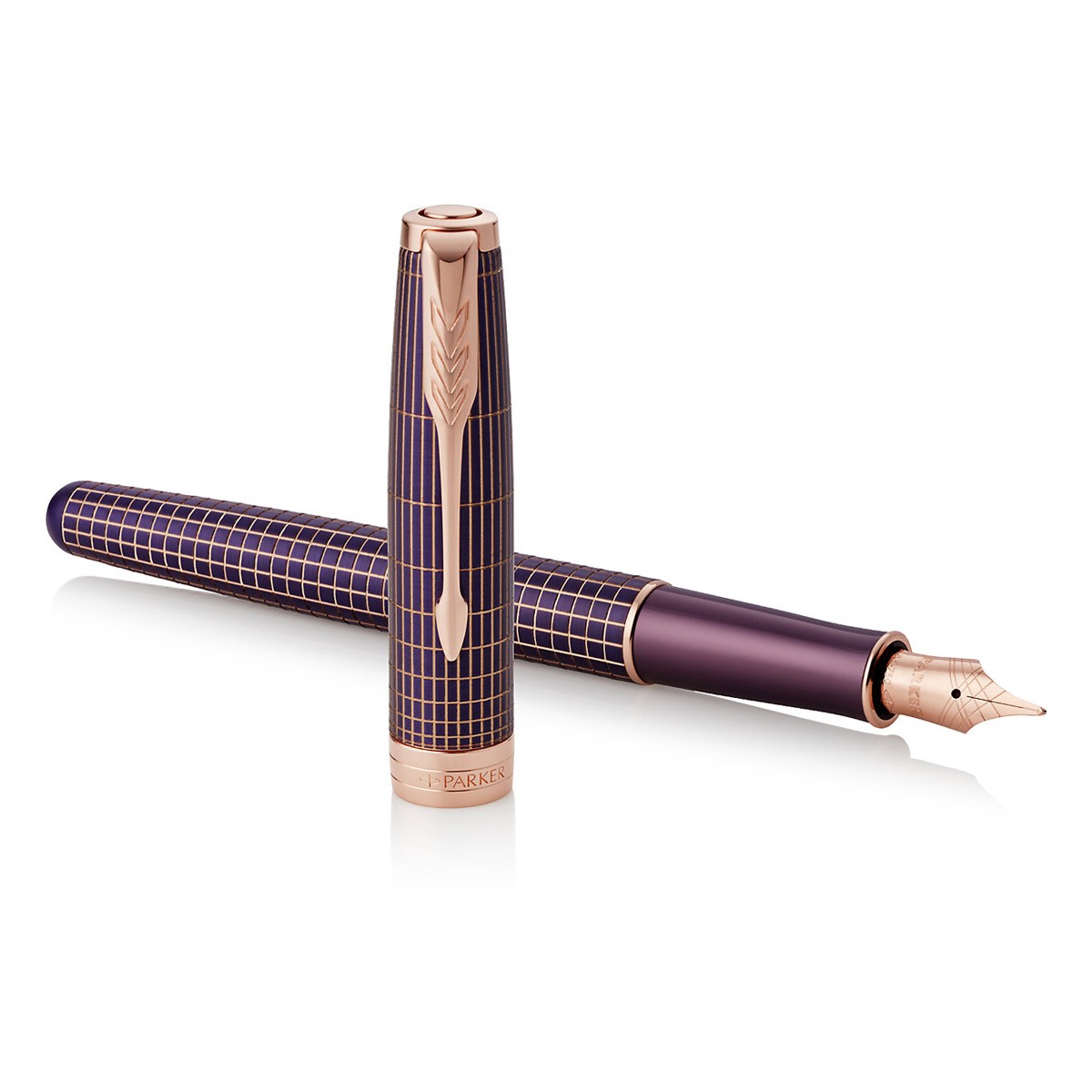 Parker - Sonnet Purple Matrix Chiselled - Stilografica