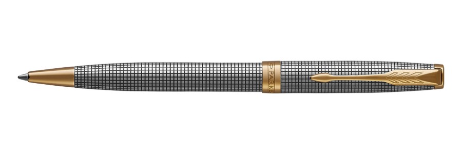 Parker - Sonnet - Sterling Silver Ciselè GT - Ballpoint