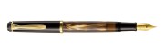 Pelikan - Classic M200 - Brown marbled - Fountain pen and ink in gift box