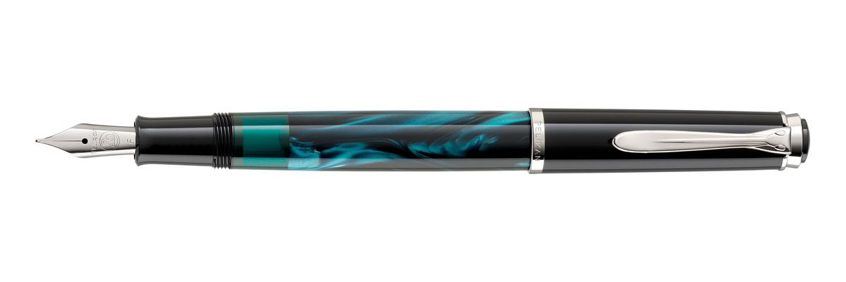 Pelikan - Classic M205 Petrol Marbled - Fountain Pen