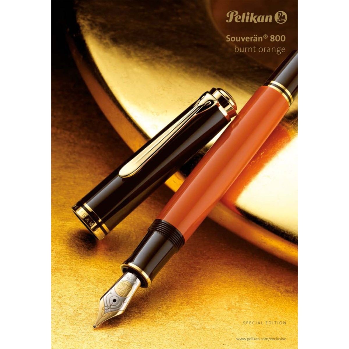 Pelikan - Souverän 800  - Burnt Orange - Fountain Pen