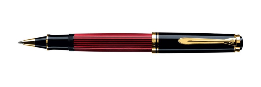 Pelikan - Souverän 400 - Red Black - Rollerball