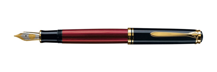 Pelikan - Souverän 400 - Red Black - Fountain Pen