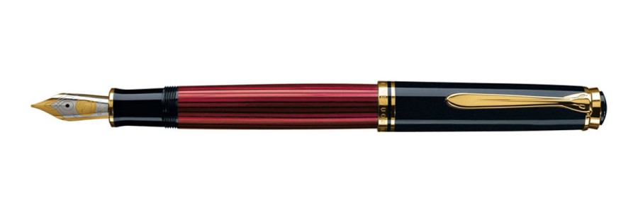 Pelikan - Souverän 600 - Red Black - Fountain Pen