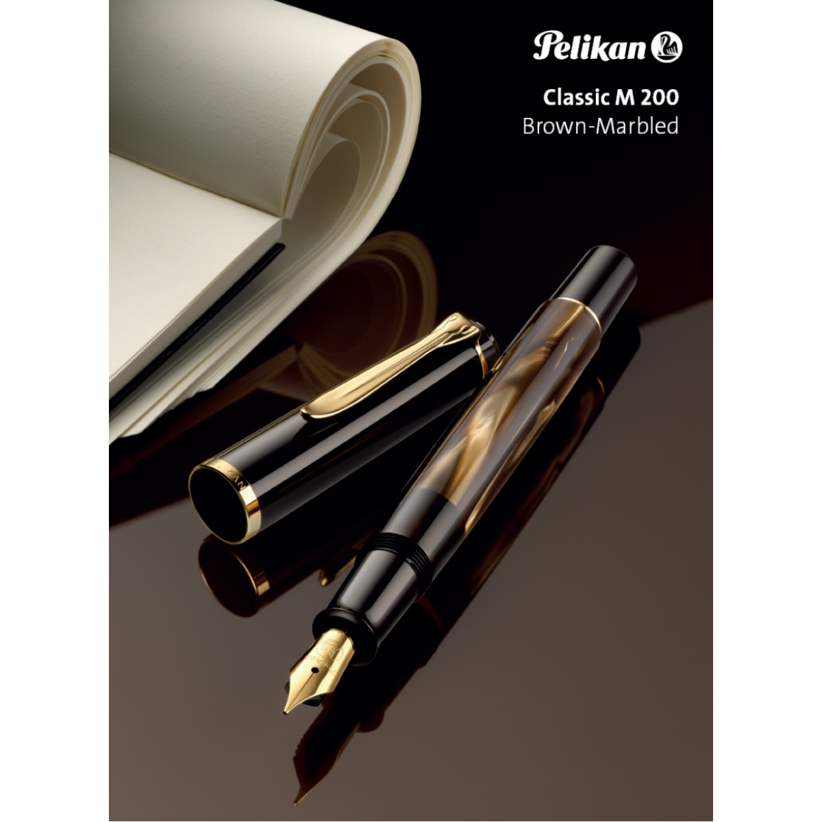 Pelikan - Classic 200 Brown Marbled - Fountain Pen