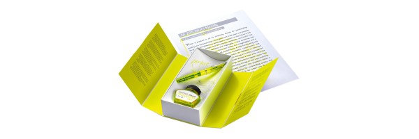 Pelikan - Classic M205 - DUO Highlighter Neon Yellow - Stilografica con Flacone