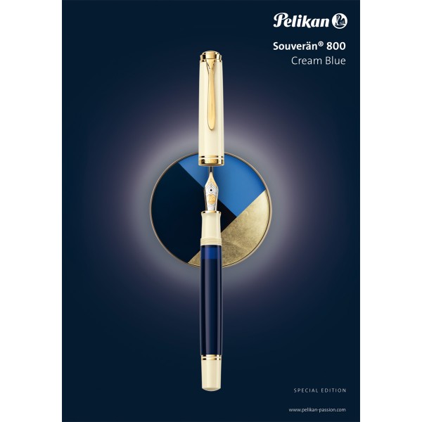 New Souverän® 800 Cream Blue - Limited Edition