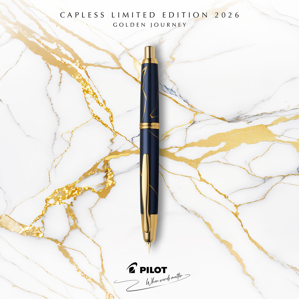 Pilot - Capless - Capless Golden Journey – Limited Edition 2026 Pilot - Capless - Capless Golden Journey – Limited Edition 2026