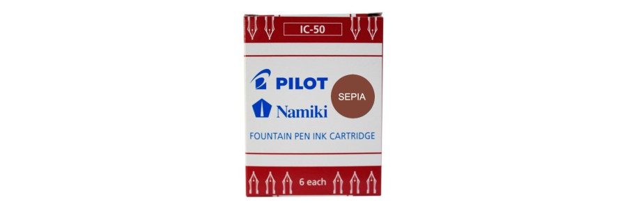 Pilot - Cartucce per stilografica - Seppia